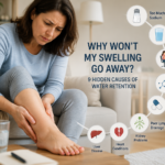 Swollen ankle and water retention causes