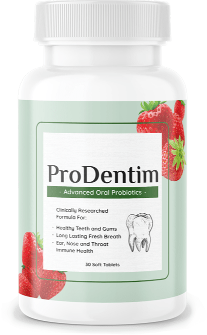 ProDentim advanced oral probiotic complex bottle